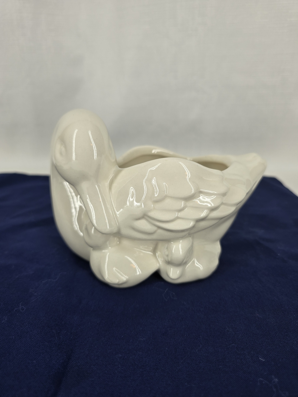 Ceramic Duck Planter - Cream
